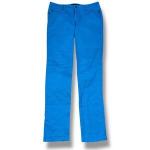 Tripp NYC Skull Pants Women’s 5 Blue Cotton Stretch Skinny Leg 5-Pockets
